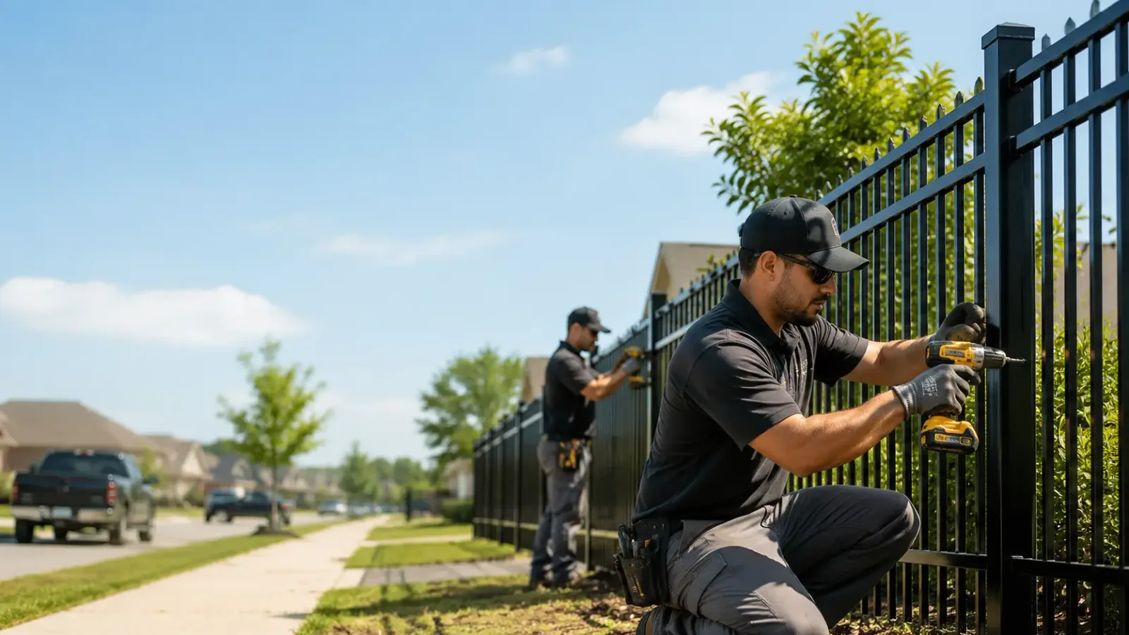 Metal Fence Installation in Davis Junction, IL